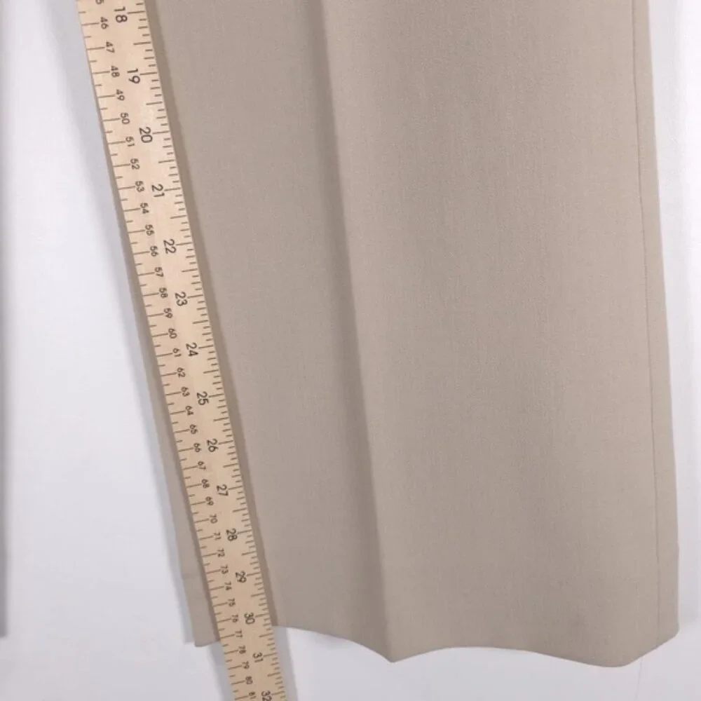 ZARA Wide Leg High Waist Straight‎ Pants Trousers Pressed Crease 2757/703 MEDIUM